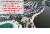 Chính chủ cần bán Biệt thự Song Lập HẢI ÂU 02 Vinhomes Ocean Park Gia Lâm Hướng Đông Nam