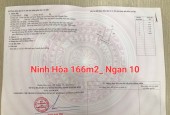 BÁN ĐẤT NINH THÂN-NINH HÒA DT 166 M2 CHÓ SẴN 60M2 THỔ CƯ GIÁ CHỈ 550TR