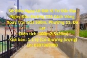 Sở Hữu Ngay Lô Đất Vị Trí Đắc Địa Ngay Đầu Đường 723 Cách Vòng Xoay Trại mát 500m, Phường 11, Đà Lạt