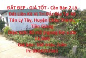 ĐẤT ĐẸP - GIÁ TỐT - Cần Bán 2 Lô Đất Liền Kề Vị Trí Đắc Địa Tại Châu Thành - Tiền Giang