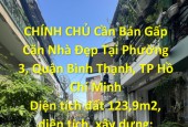 CHÍNH CHỦ Cần Bán Gấp Căn Nhà Đẹp Phường 3, Quận Bình Thạnh, TP Hồ Chí Minh