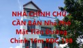 NHÀ CHÍNH CHỦ - CẦN BÁN Nhà Phố Mặt Tiền Đường Chính 16m KDC 13B Conic Bình Chánh_HCM