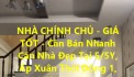 NHÀ CHÍNH CHỦ - GIÁ TỐT -  Cần Bán Nhanh Căn Nhà Đẹp Tại Huyện Hóc Môn - HCM