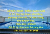 SỞ HỮU NGAY  KHÁCH SẠN 4 SAO  Vị Trí  Đẹp Tại Phạm Văn Đồng, P Vĩnh Hải, TP Nha Trang