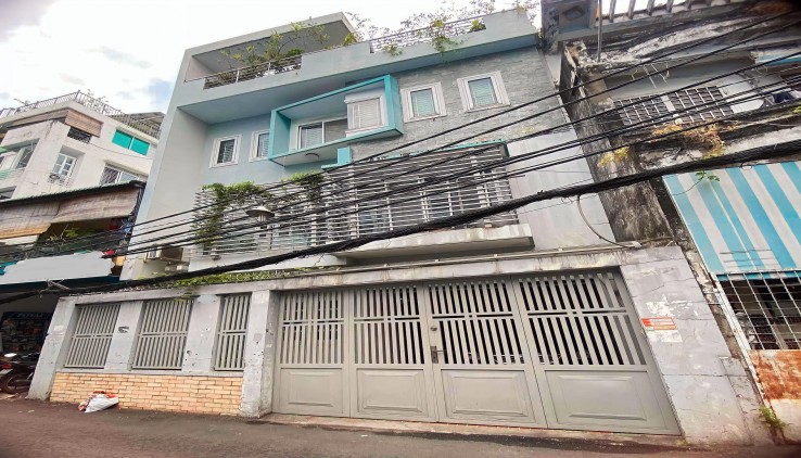 Nhà hẻm xe hơi 6m Lê Văn Sỹ, Q3, 100m2, 4 tầng - 7,6 x 14, giá 15,5 tỉ