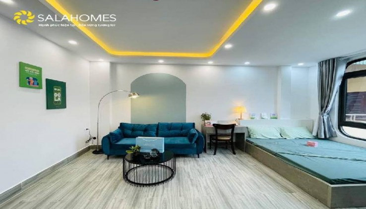 Tòa nhà Dòng Tiền phố Nam Đồng, ngõ thẳng tắp, gần hồ, 2 thoáng, 65m, 7T, 13.5 tỷ