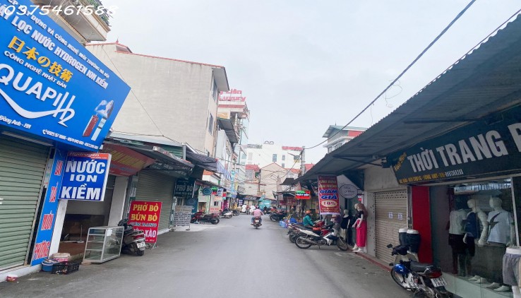108m2 đường lớn Kim Chung gần KCN Bắc Thăng Long, kinh doanh bỏ mặc, view hồ cực đỉnh.