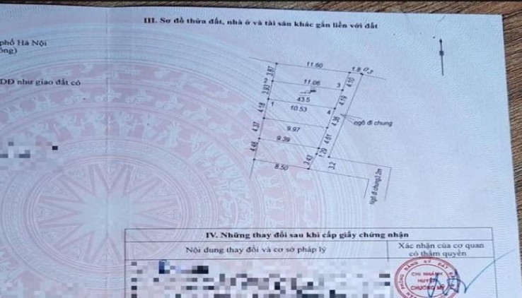 DT 44m2, 1.x tỷ, Chúc Lý, Ngọc Hòa, tk1, full thổ sẵn sổ đỏ