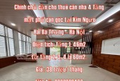 Chính chủ cần cho thuê căn nhà 4 Tầng mặt phố, căn góc tại Kim Ngưu, Hai Bà Trưng