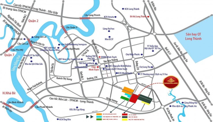 Saigonland - Mua Bán đất nền sổ sẵn dự án Hud Nhơn Trạch Đồng Nai diện tích 285m2 full thổ cư.