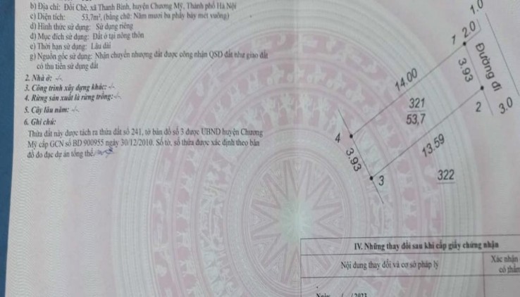 Cc gửi bán lô 42m2, mt=mh=5m, nhỉnh 1.x tỷ (x nhỏ xíu), Ninh Sơn, tt Chúc Sơn,