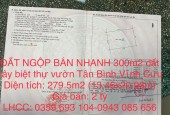 ĐẤT NGỘP BÁN NHANH 300m2 đất xây biệt thự vườn Tại  xã Tân Bình,Vĩnh Cửu, Đồng Nai