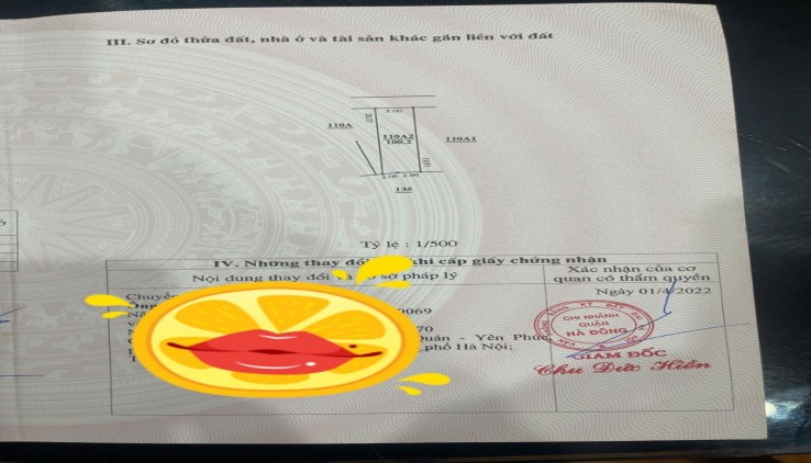CC gửi bán Lô đất 100.2m2, mt 5m, chỉ 4.x tỷ, Siêu Nét Quận Hà Đông, ô tô tránh, kinh doanh, giá rẻ nhất mặt phố