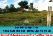 Chính Chủ Cần Bán Đất 2 Mặt Tiền Ngay KCN Tây Bắc- Trung Lập Hạ-Củ Chi