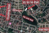 bán đất mặt đ.Mac Dinh Chi 1,55 ty
