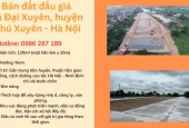 Bán nhanh 3 Lô Đất Liền Kề Đấu Giá - Phú Xuyên, Hà Nội