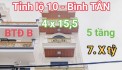 Hẻm ô tô 8m - Tỉnh Lộ 10 - Bình Tân - 5 TẦNG - 4M x 16M - nhỉnh 7 tỷ