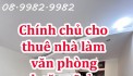 Chính chủ cho thuê nhà làm văn phòng hoặc nữ nhóm nữ thuê tại 43 Ngũ Xá Ba Đình HN.