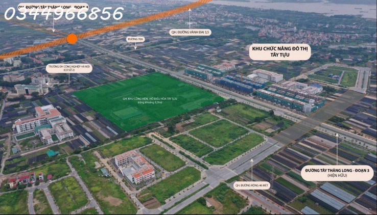 Bán mảnh đất đẹp Liên Mạc Quận Bắc Từ Liêm 68m2 mặt tiền 5m, hơn 3 tỷ.