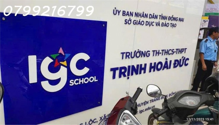 Đất nền Đồng Nai sát QL1A sổ riêng thổ cư 1 sẹc QL1A trọn sổ 1 tỷ 150 . Hỗ trợ vay 3 bên , lh 0799 216 799 em Trinh.