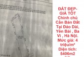 ĐẤT ĐẸP-GIÁ TỐT Chính chủ Cần Bán Đất Tại Đảo Dài, Yên Bài , Ba Vì , Hà Nội.