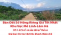 Chính Chủ Bán Đất Sổ Hồng Riêng Giá Tốt Nhất Khu Vực Mê Linh-Lâm Hà