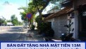 CHÍNH CHỦ BÁN ĐẤT TẶNG NHÀ MẶT TIỀN 15M NGAY TTTD BÀU THÀNH-LONG ĐIỀN