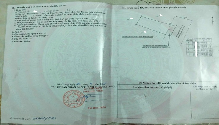 Bán Đất Thổ Cư Thôn Phước Trung, Phước Đồng, Nha Trang. Giá 12 triệu/m2