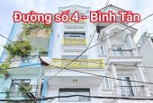 Nhà mới 100% Đường Số 4 - Bình Tân, 5 tầng, nhỉnh 5 tỷ