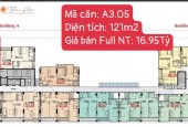 Bán Căn hộ góc 3PN - 121m2 tại dự án The Horizon Hồ Bán Nguyệt Phú Mỹ Hưng Quận 7