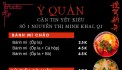 Ý Quán - Bò Kho Gia Truyền & Phá Lấu - Căn Tin Yết Kiêu cổng sau sở thú ngay chân cầu Thị Nghè hồ bơi Yết Kiêu