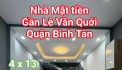 Nhà mặt tiền Gần Lê Văn Quới Bình Tân 51m2, 2 tầng, nhỉnh 4 tỷ 5