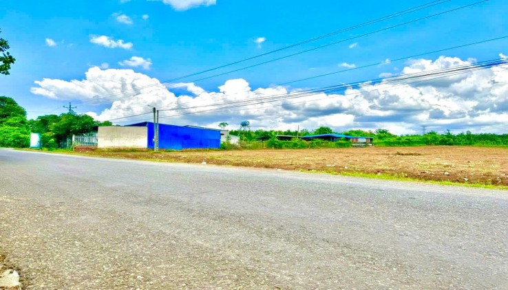 Bán gấp 4 sổ (20,74x68=1.515m2) SHR, Thổ cư, mặt tiền KD, đối diện xí nghiệp lớn chỉ 560tr/sổ