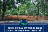 CHÍNH CHỦ BÁN ĐẤT THỔ CƯ GIÁ RẺ TRUNG TÂM THẠCH HÒA- THẠCH THẤT