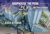 The Peak Midtown tầng 2 và 3 - Giá Shophouse bằng giá căn hộ. Thanh toán 20% đến tháng 9/2026