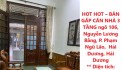 HOT HOT – BÁN GẤP CĂN NHÀ 3 TẦNG ngõ 106, Nguyễn Lương Bằng, P. Phạm Ngũ Lão,  Hải Dương, Hải Dương