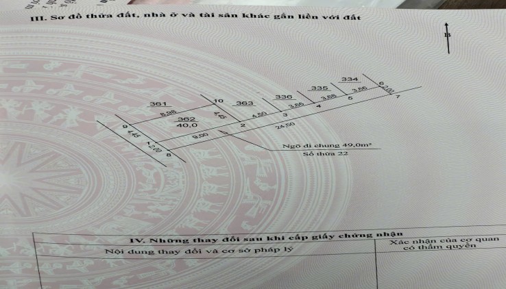 Cần bán nhanh mảnh đất 40m2 tại Vạn Phúc, Thanh Trì. Giá rẻ chỉ 2.x tỷ.