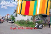 Lô góc 2 mặt tiền đường TÂN THỚI NHẤT02, phường TTN, Q12, dt 66,5m2 (4m/8mx15m) Giá 4,8tỷ