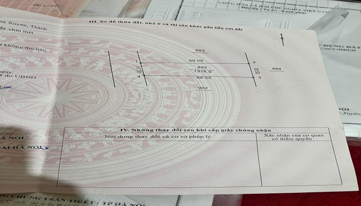 Bán đất Đại Thắng, Phú Xuyên, Hà Nội, Diện tích 1320m2, Giá rẻ chỉ 5,x tỷ.