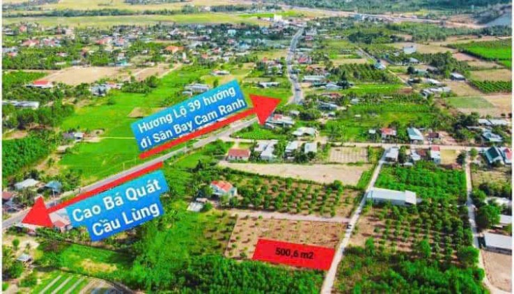 Siêu Phẩm Đất QH Full Thổ Cư 500.6m², Đường Rộng 5,5m Suối Tiên, Diên Khánh