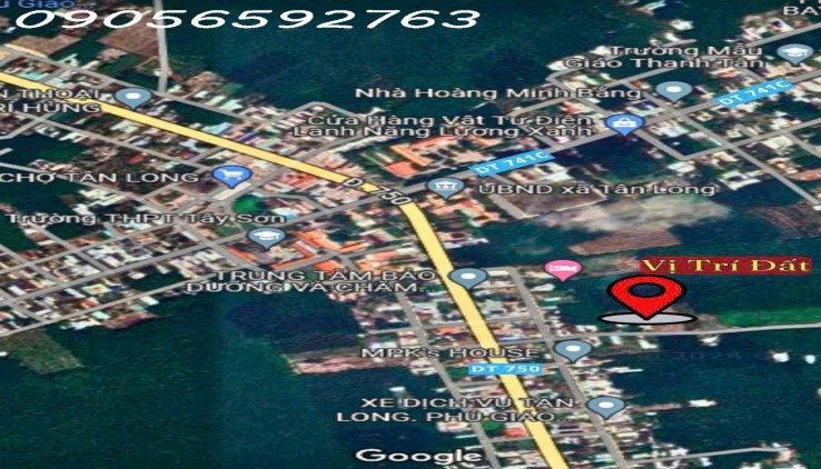 Bán gấp 250m2 đất Cao tốc Hồ Chí Minh – Tân Long – Phú Giáo – Bình Dương – Chơn Thành 850 triệu mua được