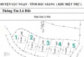 Mở bán 5 lô  biệt thự F0 tại Kiên Thành- Lục Ngạn -Bắc Giang.