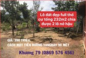 MUA BÁN ĐẤT Ở KHÁNH VĨNH KHÁNH HOÀ