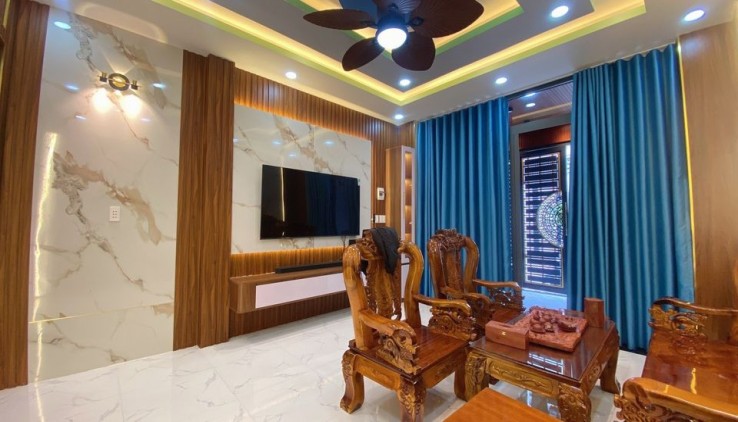 CỰC NGON GẤP BÁN GIẢM 800, CÒN 7.x TỶ, 60M2 4X15, 5 TẦNG, HẺM 6M, 2 XE HƠI TRÁNH, ĐẸP NHẤT THỐNG NHẤT GÒ VẤP.