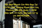 Cần Bán Nhanh Căn Nhà Đẹp Tại 115/62/10A, Đường Phạm Hữu Lầu, Phường Phú Mỹ, Quận 7, HCM