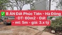 ĐẤT ĐẸP - GIÁ TỐT - Vị Trí Đắc Địa Tại Đường Phúc Tiến, Quận Hà Đông, Thành phố Hà Nội