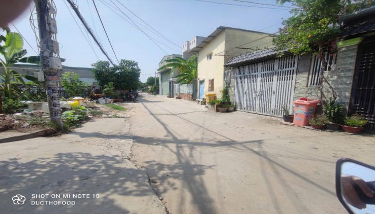 Bán nhanh đất thổ cư 5x23m, mặt tiền hẻm xe hơi thông TX33 rẻ nhất khu vực, chỉ hơn 4Tỷ