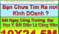 10X24,5M 4,75 TỶ ( 19,4 TR/M2) ĐẤT NGAY CỔNG TRƯỜNG ĐẠI HỌC Y DƯỢC