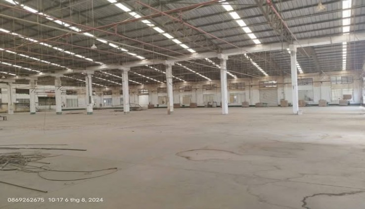 CHO THUÊ NHÀ XƯỞNG 12000M  THUẬN AN BÌNH DƯƠNG