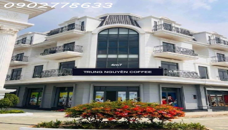 6.4 tỷ Căn Shophouse nhà phố mặt tiền đường 24m trục chính dự án STC Long Thành. Cách sân bay 4km